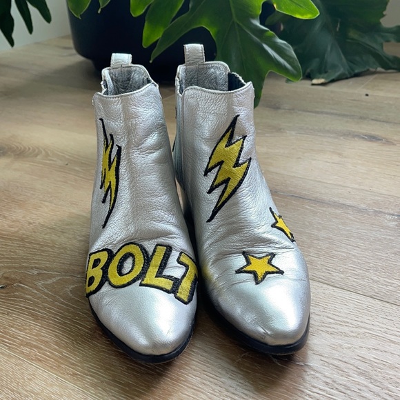 Modern Vice Shoes - Modern Vice Bolt ⚡️boots in silver